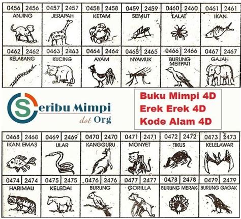 erek burung gagak 2d Erek Erek Binatang 2D 3D 4D Kode Alam Dan Buku Primbon
